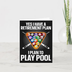 Tarjeta Diseño De Piscina Guay Para Hombres Mujeres Billia