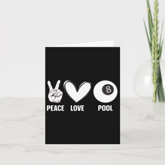 Tarjeta Diseño De Piscina Guay Para Hombres Mujeres Billia (Anverso)