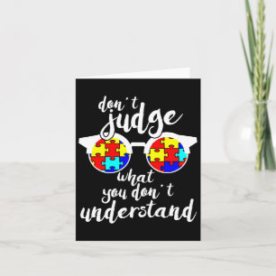 Tarjeta Diseño De Regalo De Concienciación Sobre Autismo P