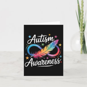 Tarjeta Diseño de símbolo de infinito para conciencia de a