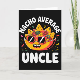 Tarjeta Diseño de tío divertido para hombres tío por prime