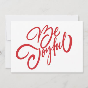 Tarjeta Diseño de vacaciones elegante Sé Alegre