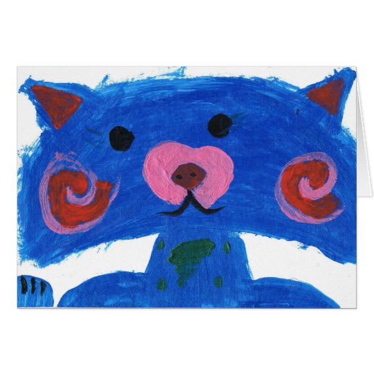 Tarjeta Diseño del gatito