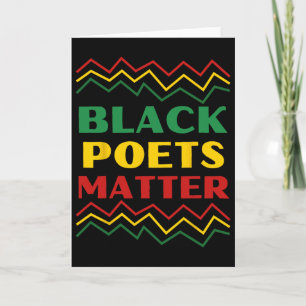 Tarjeta Diseño del Mes de la Historia Negra - Problema de