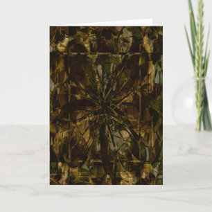 Tarjeta Diseño del pétalo del amante de Camo