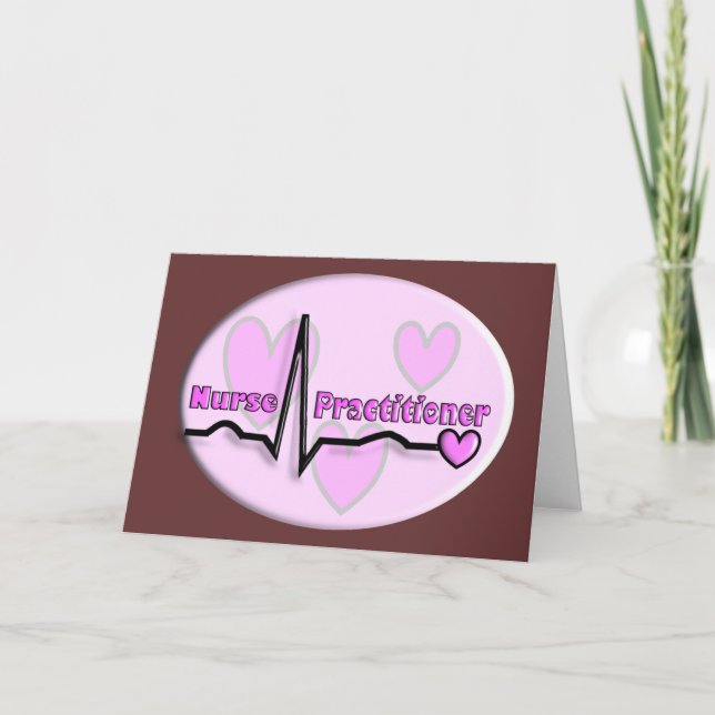 Tarjeta Diseño del segmento de los regalos QRS del médico (Anverso)