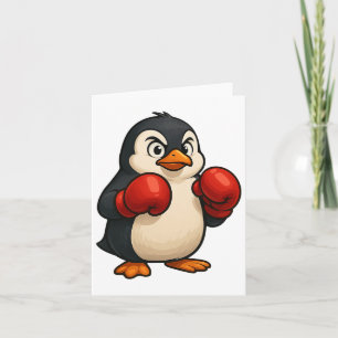 Tarjeta Diseño deportivo de Personalizado de Guay Penguin