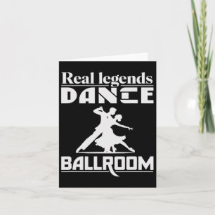 Tarjeta Diseño divertido de baile en salón de baile para b