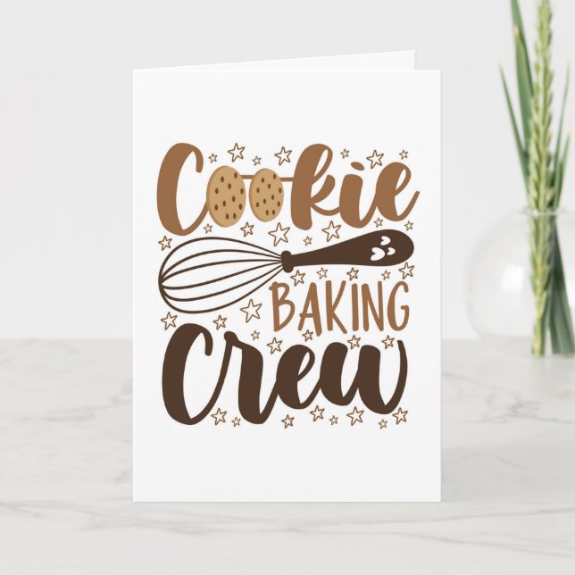 Tarjeta Diseño divertido de galletas de pan (Anverso)