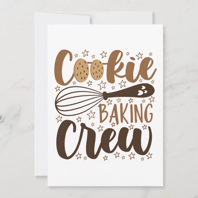 Tarjeta Diseño divertido de galletas de pan (Anverso)