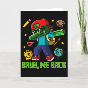 Tarjeta Diseño divertido de gran tamaño Ck para la escuela