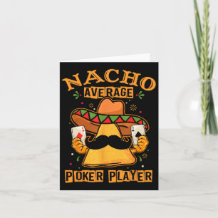 Tarjeta Diseño divertido de póquer mexicano - Nacho Averag