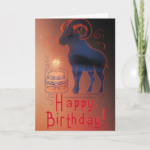 Tarjeta Diseño divertido de Pun para Birthday y con capaci