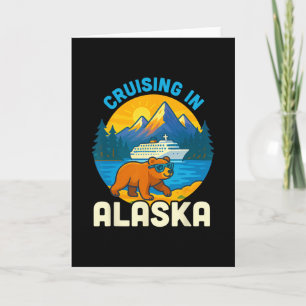 Tarjeta Diseño divertido para niños y niñas de Alaska Crui
