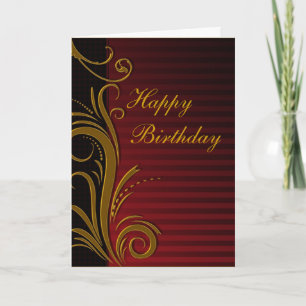 Tarjeta Diseño elegante de la voluta