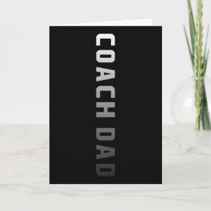 Tarjeta Diseño Entrenador Papá - Boceto Fútbol Fútbol Entr