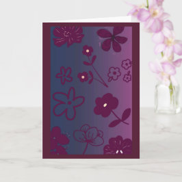 Tarjeta Diseño Floral 