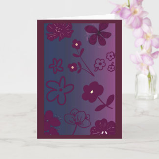 Tarjeta Diseño Floral 