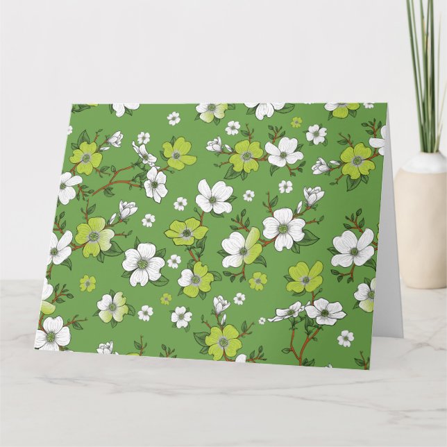 Tarjeta Diseño floral 6 (Anverso)