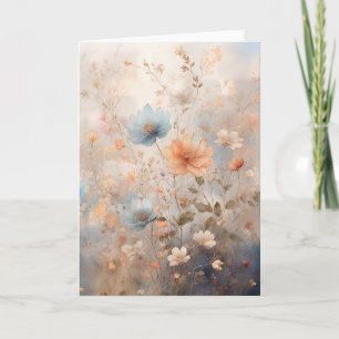 Tarjeta diseño floral de bonito