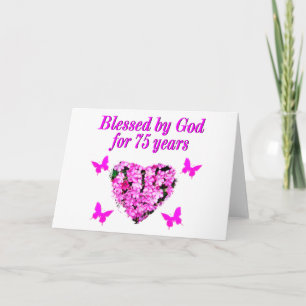 TARJETA DISEÑO FLORAL DE CUMPLEAÑOS 75