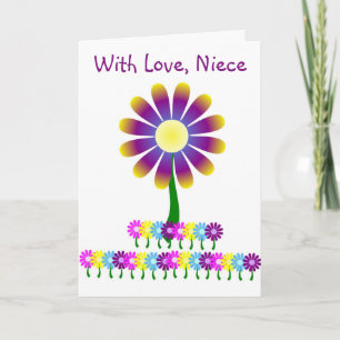 Tarjeta Diseño floral personalizada Cumpleaños