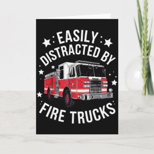 Tarjeta Diseño genial de bombero para hombres y mujeres bo
