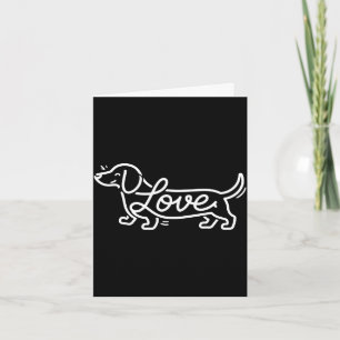 Tarjeta Diseño genial de dachshund para hombres mujeres pe