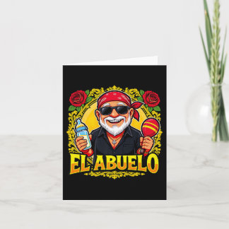 Tarjeta Diseño gracioso de Mens El Abuelo para los abuelit