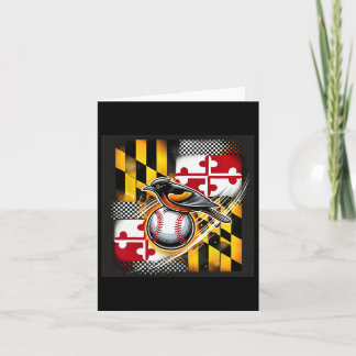 Tarjeta Diseño inspirado en la bandera con oriole y venta