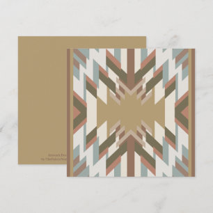 Tarjeta Diseño inspirado en los colores del desierto del s