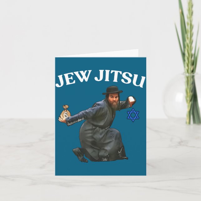Tarjeta Diseño Jew Jitsu (Anverso)