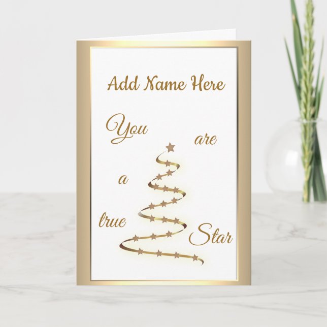 Tarjeta Diseño lujoso y moderno de Birthday personalizado (Anverso)