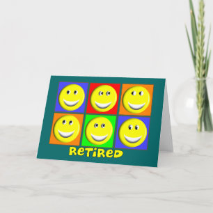 Tarjeta Diseño múltiple "RETIRED"