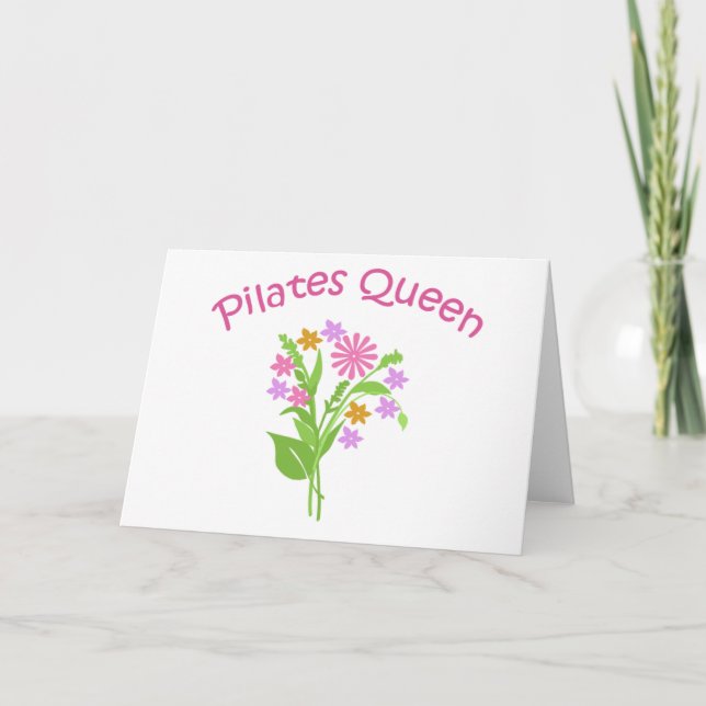 Tarjeta ¡Diseño original de la reina de Pilates! (Anverso)