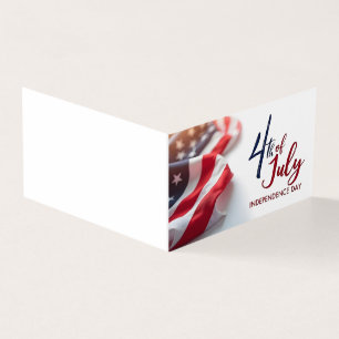 Tarjeta Diseño Patriótico del Día de la Independencia del