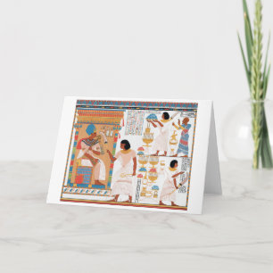 Tarjeta Diseño real egipcio