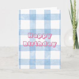Tarjeta Diseño retro, Feliz Cumpleaños