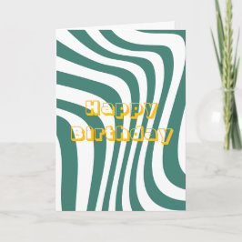Tarjeta Diseño retro, Póster de Feliz Cumpleaños