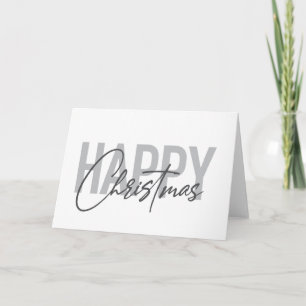 Tarjeta Diseño urbano moderno y simple Feliz Navidad