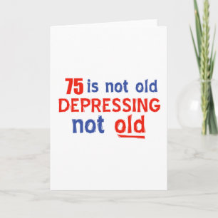 Tarjeta diseños de 75 años
