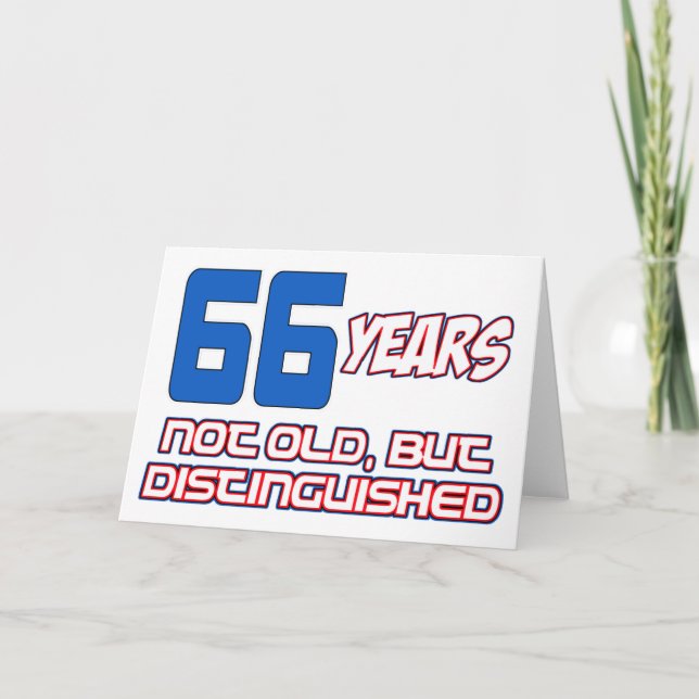 TARJETA DISEÑOS DE CUMPLEAÑOS DE 66 AÑOS (Anverso)