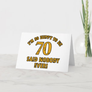 Tarjeta Diseños de cumpleaños de 70 años