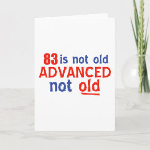 Tarjeta diseños de cumpleaños de 83 años