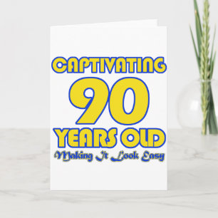 TARJETA DISEÑOS DE CUMPLEAÑOS DE 90 AÑOS