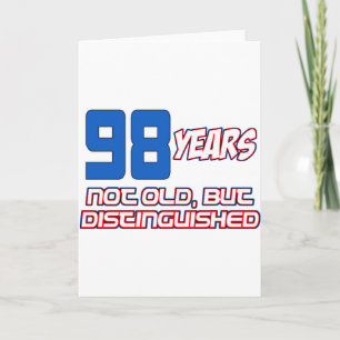 TARJETA DISEÑOS DE CUMPLEAÑOS DE 98 AÑOS