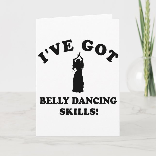 Tarjeta Diseños de la danza de Belly (Anverso)