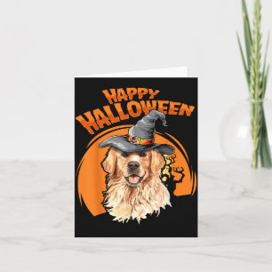 Tarjeta Disfraces de Golden Retriever para perro de Hallow