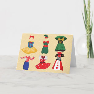 Tarjeta disfraces de halloween