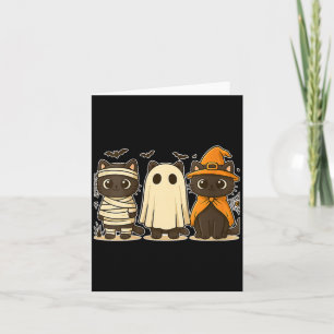 Tarjeta Disfraces de Halloween divertido calabaza Hallowee
